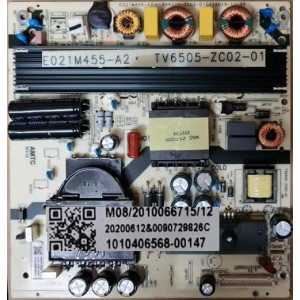 EKO K65USG POWER BOARD E021M455-A2 TV6505-ZC02-01 M08/2010066715